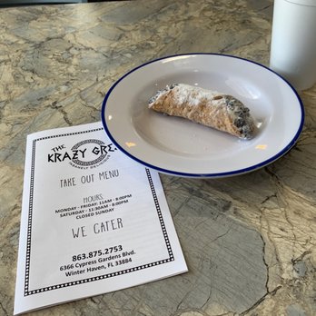 The Krazy Greek - Cannoli so yummy and creamy. - Greek Near Me - Winter Haven, Florida The Krazy Greek - Cannoli so yummy and creamy. - Greek Near Me - Winter Haven, Florida