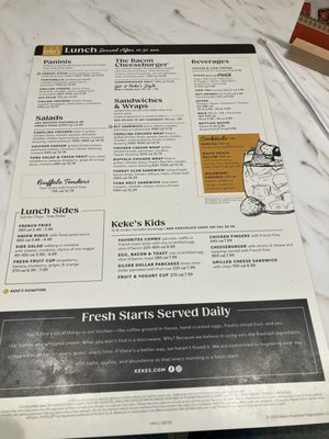 Menu photo 5 Keke's Breakfast Cafe Parkland, FL