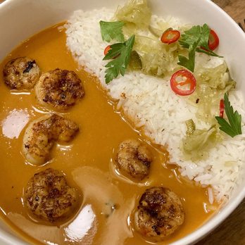 Vernick Fish - Shrimp Etouffee w/jasmine rice & pickled chilies (shrimp were small & few, did not live up to menu description/expectation) - Seafood Near Me - Philadelphia, Pennsylvania