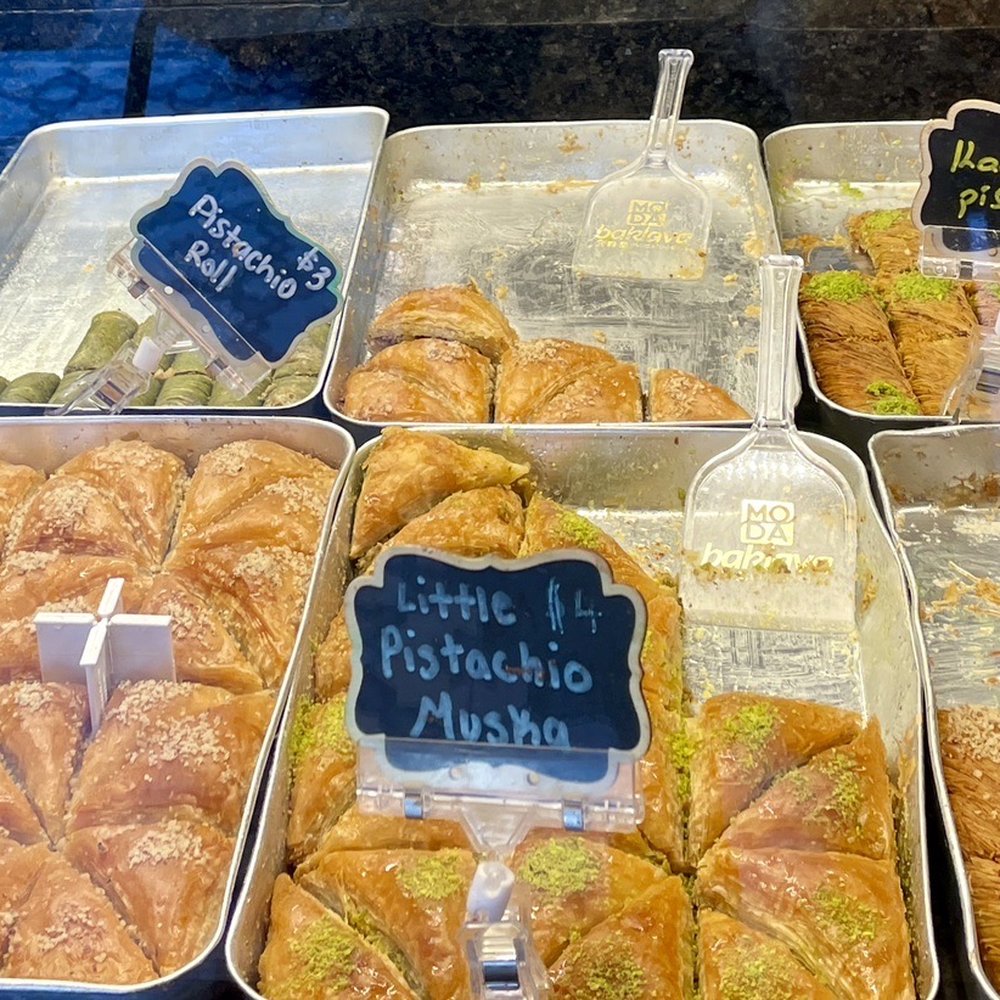 Troya - Display of Baklavas - Desserts Near Me - Monterey, California Troya - Display of Baklavas - Desserts Near Me - Monterey, California