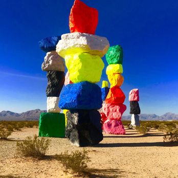 Seven Magic Mountains - Public Art Near Me - Las Vegas, Nevada