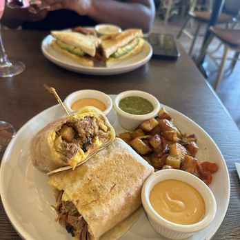 Red Maple - Breakfast burrito with a side of potatoes - Cafes Near Me - Los Angeles, California Red Maple - Breakfast burrito with a side of potatoes - Cafes Near Me - Los Angeles, California