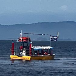 Little Mermaid Glass Bottom Boat - Not my idea of a safe ride or welcoming experience.
