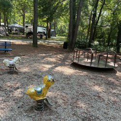 Twin Mills Campground - This is part of the playground.