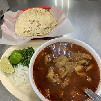 Las Tarascas meat market  - Small bowl of menudo (Sat/Sun only) - Grocery Near Me - Katy, Texas