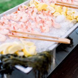 BG Events and Catering - Raw bar section