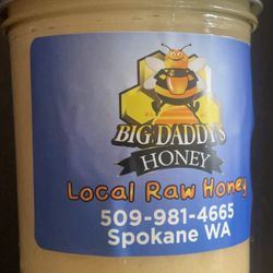 Kendall Yards Night Market - Big Daddy's Honey Spun honey. It's to die for on donuts, waffles, crepes, biscuits, you name it.