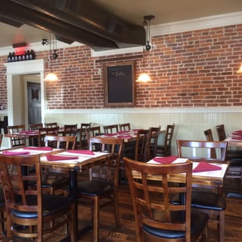 The Bayou - The seating area with the beautiful exposed brick walls. - New American Near Me - Bethlehem, Pennsylvania