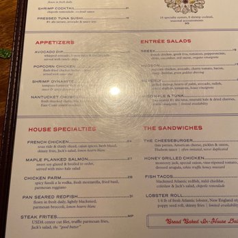 Hudson House - Menu - Seafood Near Me - Irving, Texas