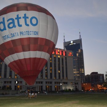 SkyCab Balloon Promotions - The Datto hot air balloon showing off in downtown Nashville, TN - Hot Air Balloons Near Me - Louisville, Kentucky SkyCab Balloon Promotions - The Datto hot air balloon showing off in downtown Nashville, TN - Hot Air Balloons Near Me - Louisville, Kentucky