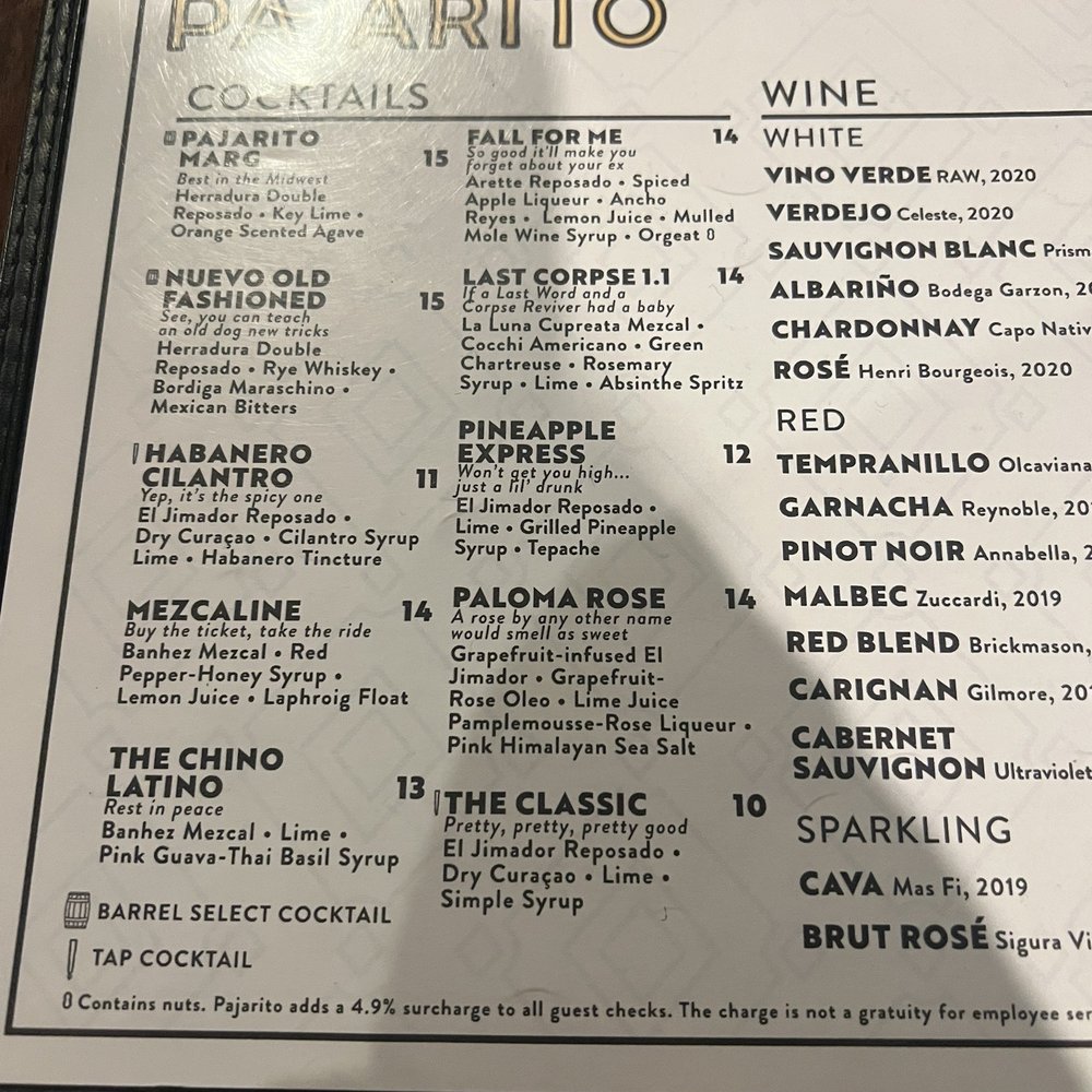 Pajarito - Mexican Near Me - Edina, Minnesota