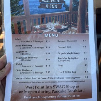 West Point Inn - Menu 2025 - Hotels Near Me - Mill Valley, California West Point Inn - Menu 2025 - Hotels Near Me - Mill Valley, California