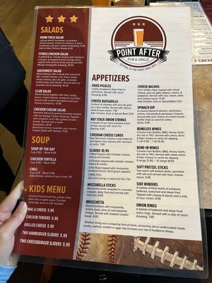 Menu photo 2 Point After Pub & Grille Franklin, WI Menu photo 2 Point After Pub & Grille Franklin, WI