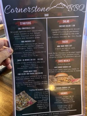 Menu photo 2 Cornerstone BBQ Beaumont, CA