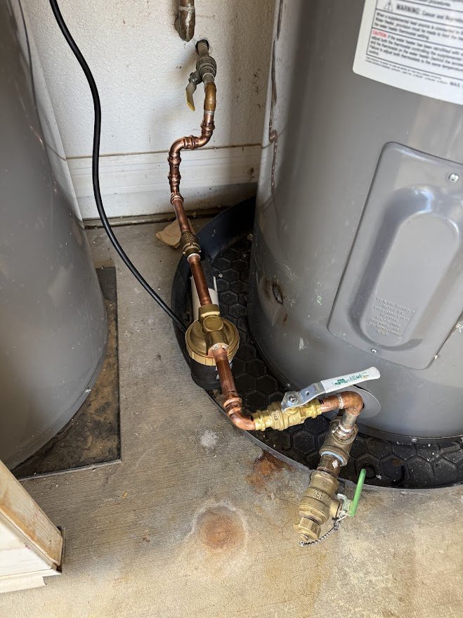 Slide of Copper & Iron Plumbing