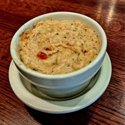 Rivertowne Restaurant - Cream of Crab soup. They will ask if you'd like Old Bay. Say Yes, please!