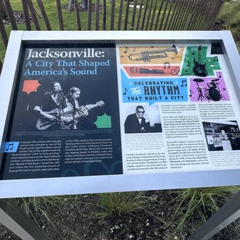 Riverfront Music Garden - History marker - Parks Near Me - Jacksonville, Florida Riverfront Music Garden - History marker - Parks Near Me - Jacksonville, Florida