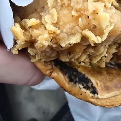 KFC - Somehow my bun was burnt