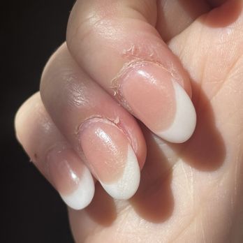 Maldives Spa & Nails - 3 days old mani! Cracking nails cuticles look awful! - Waxing Near Me - Houston, Texas Maldives Spa & Nails - 3 days old mani! Cracking nails cuticles look awful! - Waxing Near Me - Houston, Texas