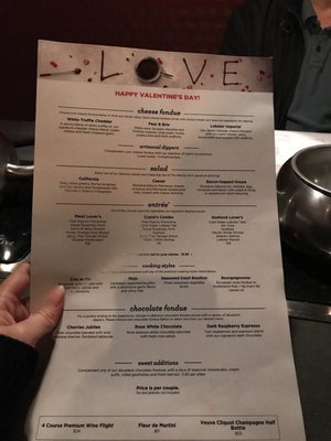 Menu photo 8 The Melting Pot Austin, TX