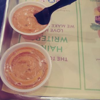 BurgerFi - Sauce for burger on side - Burgers Near Me - Pembroke Pines, Florida BurgerFi - Sauce for burger on side - Burgers Near Me - Pembroke Pines, Florida