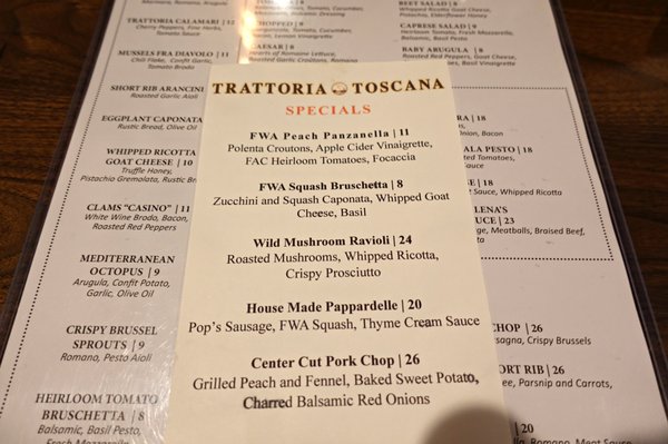 Menu photo 5 Trattoria Toscana Manchester, CT Menu photo 5 Trattoria Toscana Manchester, CT