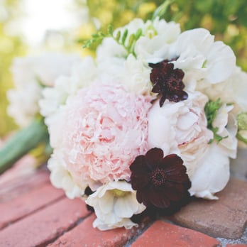 Flor De Monterey - My beautiful bouquet. Peonies, gardenias, chocolate cosmos, lysianthus, etc. - Florists Near Me - Monterey, California