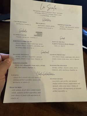 Menu photo 1 La Scala Italian Restaurant Lafayette, IN Menu photo 1 La Scala Italian Restaurant Lafayette, IN