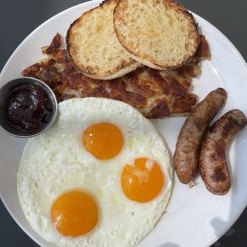 Poached Kitchen - Classic Breakfast with chicken sausage - Coffee & Tea Near Me - Anaheim, California Poached Kitchen - Classic Breakfast with chicken sausage - Coffee & Tea Near Me - Anaheim, California