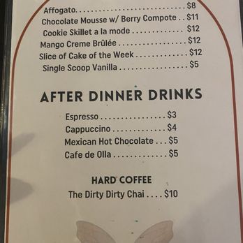 Parkside Eats - Dessert and after drink menu - Breakfast & Brunch Near Me - Santa Rosa, California Parkside Eats - Dessert and after drink menu - Breakfast & Brunch Near Me - Santa Rosa, California