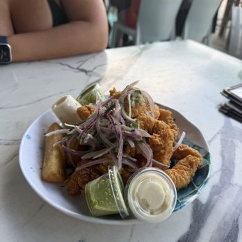 At Peru - fried fish appetizer - Peruvian Near Me - Hollywood, Florida