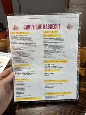 Menu photo 5 Curly Que Barbeque Bolivar, MO