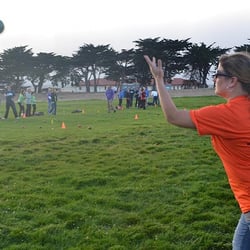 SF Bocce & Skeeball - Throwin' Bocce!