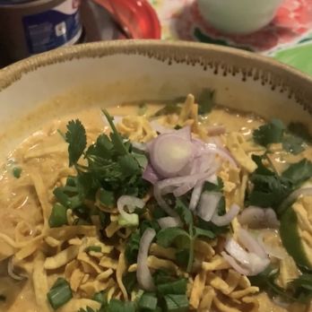 Wild Rose Northern Thai Eats - Khao Soi Curry (w/ chicken) - Thai Near Me - Bend, Oregon