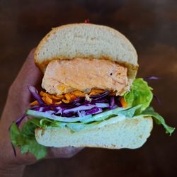 Grilled Salmon Sandwich - Photo taken 9/28/2024