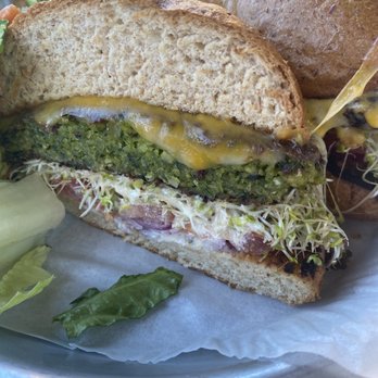 The Roxy Encinitas - Falafel sandwich.  The best falafel ever! - Tapas/Small Plates Near Me - Encinitas, California