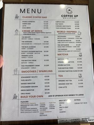 Menu photo 3 Coffee Up Roastery Chino, CA