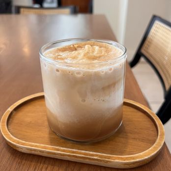 Ngatso Cafe - Banana iced cream latte - Coffee & Tea Near Me - Woodside, New York Ngatso Cafe - Banana iced cream latte - Coffee & Tea Near Me - Woodside, New York