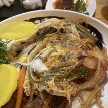 Yama Japanese Restaurant - Katsudon - to have the radish on top was a bit weird. Good enough - Japanese Near Me - Wellesley, Massachusetts
