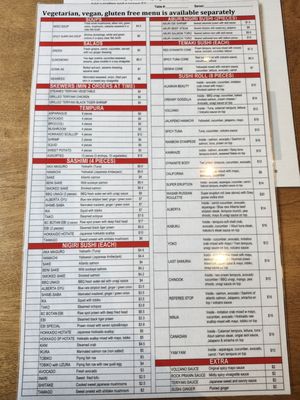 Menu photo 1 KABUKU Calgary, AB Menu photo 1 KABUKU Calgary, AB