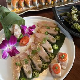 Yellow Yellowtail Sashimi Yellow Yellowtail Sashimi