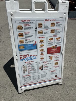 Menu photo 3 Irv's Burgers Newport Beach, CA Menu photo 3 Irv's Burgers Newport Beach, CA