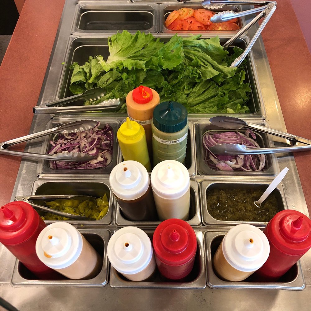 Big Chico Burger - Condiments bar - Burgers Near Me - Chico, California