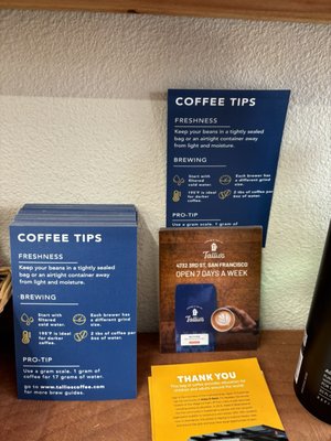 Menu photo 1 Tallio's Coffee & Tea San Francisco, CA