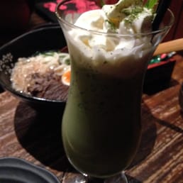 Ice green tea latte :) Ice green tea latte :)