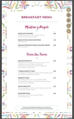 Menu photo 5 Las Palomas Cabo San Lucas, BCS
