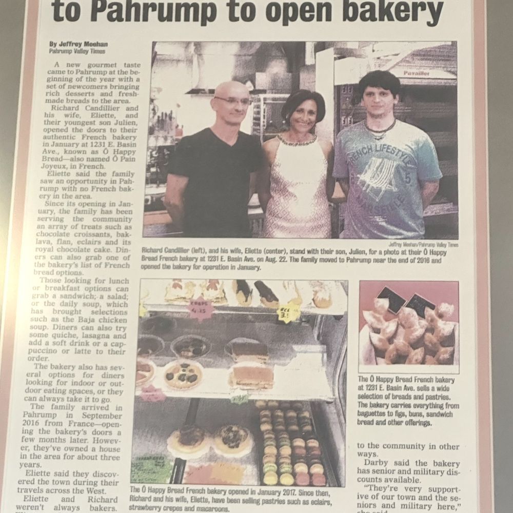 O Happy Bread - Bakeries Near Me - Pahrump, Nevada O Happy Bread - Bakeries Near Me - Pahrump, Nevada