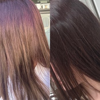 CODE Salon - Left side is before, right side is after - Hair Salons Near Me - San Francisco, California CODE Salon - Left side is before, right side is after - Hair Salons Near Me - San Francisco, California