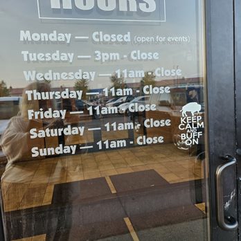 The Buff - the front door of a restaurant - Venues & Event Spaces Near Me - Big Lake, Minnesota