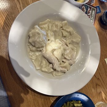 Cracker Barrel Old Country Store - Chicken n' Dumplins, Green Beans and fruit. - Breakfast & Brunch Near Me - Albany, Georgia Cracker Barrel Old Country Store - Chicken n' Dumplins, Green Beans and fruit. - Breakfast & Brunch Near Me - Albany, Georgia